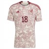 Camiseta de fútbol México A.GUARDADO 18 2ª equipación Copa Mundo 2022